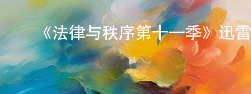 边玉萍发布《法律与秩序第十一季》迅雷下载/在线观看-犯罪历史-美剧天堂
